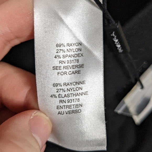 NWT Tahari black work slack 8P - Picture 9 of 9